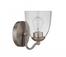 Craftmade 19906BNK1 - Hillridge 1 Light Wall Sconce in Brushed Polished Nickel