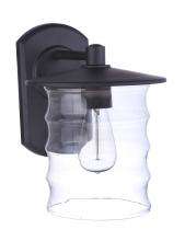 Craftmade ZA3624-MN - Canon 1 Light Large Outdoor Wall Lantern in Midnight