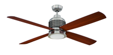 Craftmade MET56BNK4 - Metron 56" Ceiling Fan with Blades and LED Light Kit in Brushed Polished Nickel