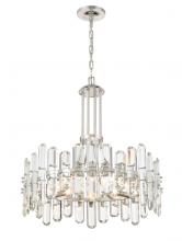 Crystorama BOL-8888-PN - Bolton 8 Light Polished Nickel Chandelier