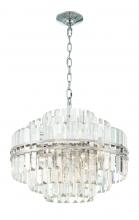 Crystorama HAY-1405-PN - Hayes 12 Light Polished Nickel Chandelier