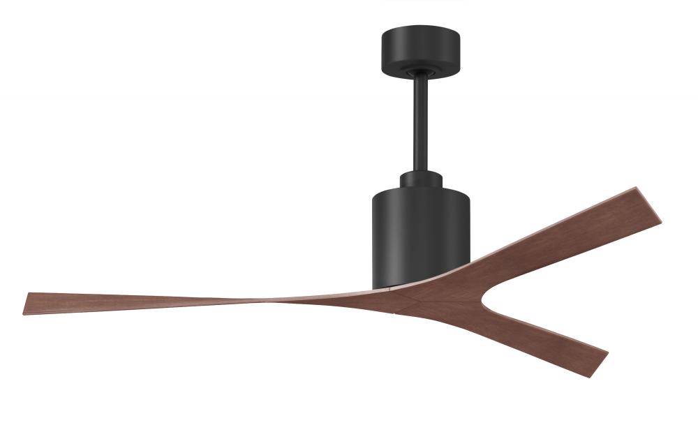 Molly modern ceiling fan in Matte Black finish with all-weather 56” ABS blades. Optimized for da