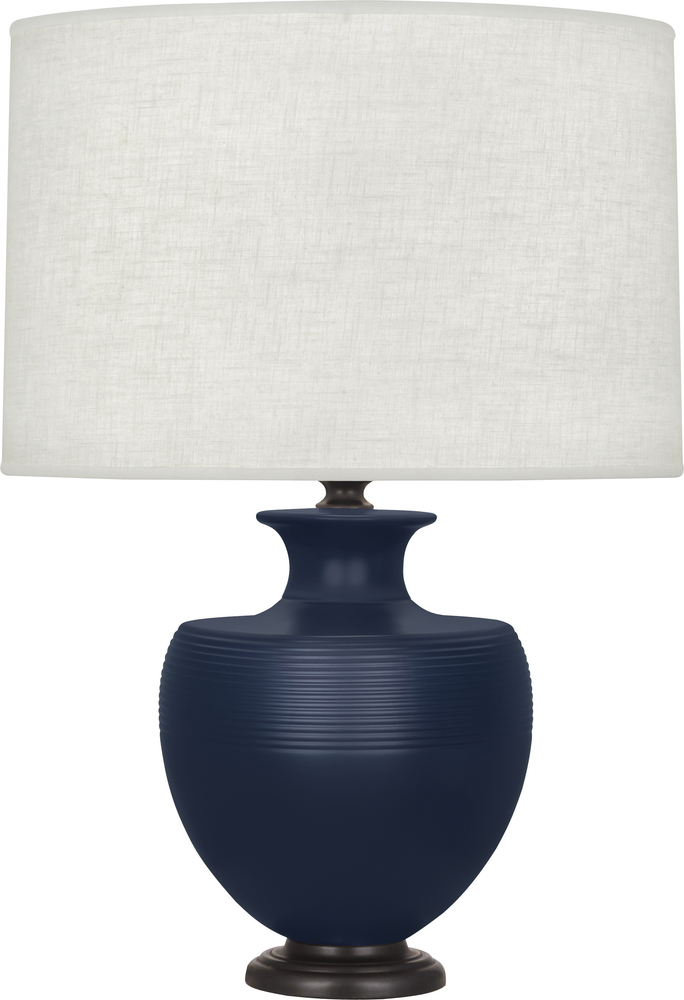 Matte Midnight Blue Michael Berman Atlas Table Lamp