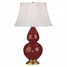 Robert Abbey 1667 - Oxblood Double Gourd Table Lamp