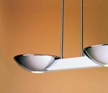 WPT Design Pascal-Ceiling-CR - Pascal - Halogen Ceiling Mount - Polished Chrome