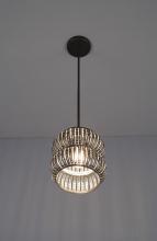 WPT Design SEC-BZ-Pend-SM-34 - Small Secola - Bronze - Pendant - Incandescent - 34" OA Drop