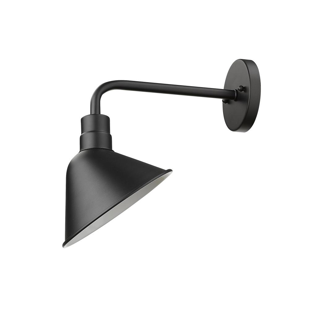 Fuller 1-Light Matte Black Wall Light