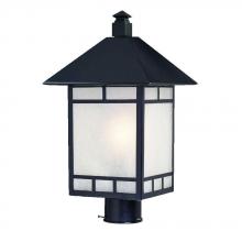 Acclaim Lighting 9027BK - Artisan Collection Post-Mount 1-Light Outdoor Matte Black Light Fixture