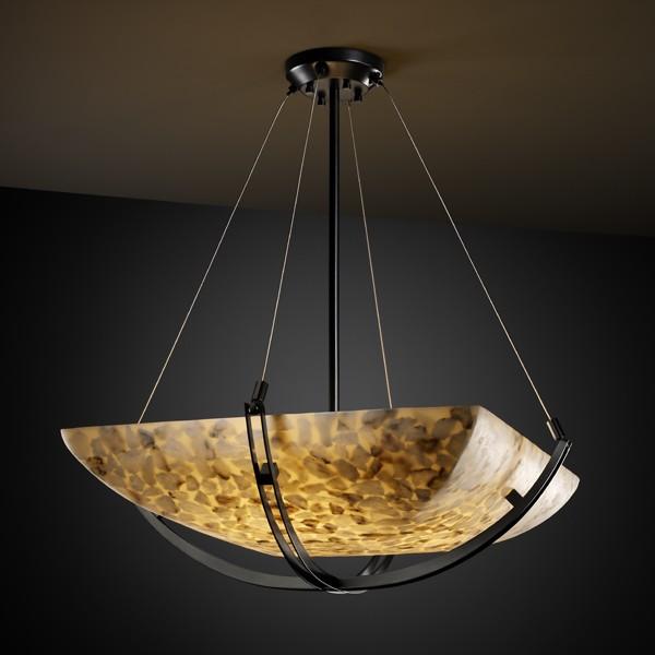 24" LED Pendant Bowl w/ Crossbar