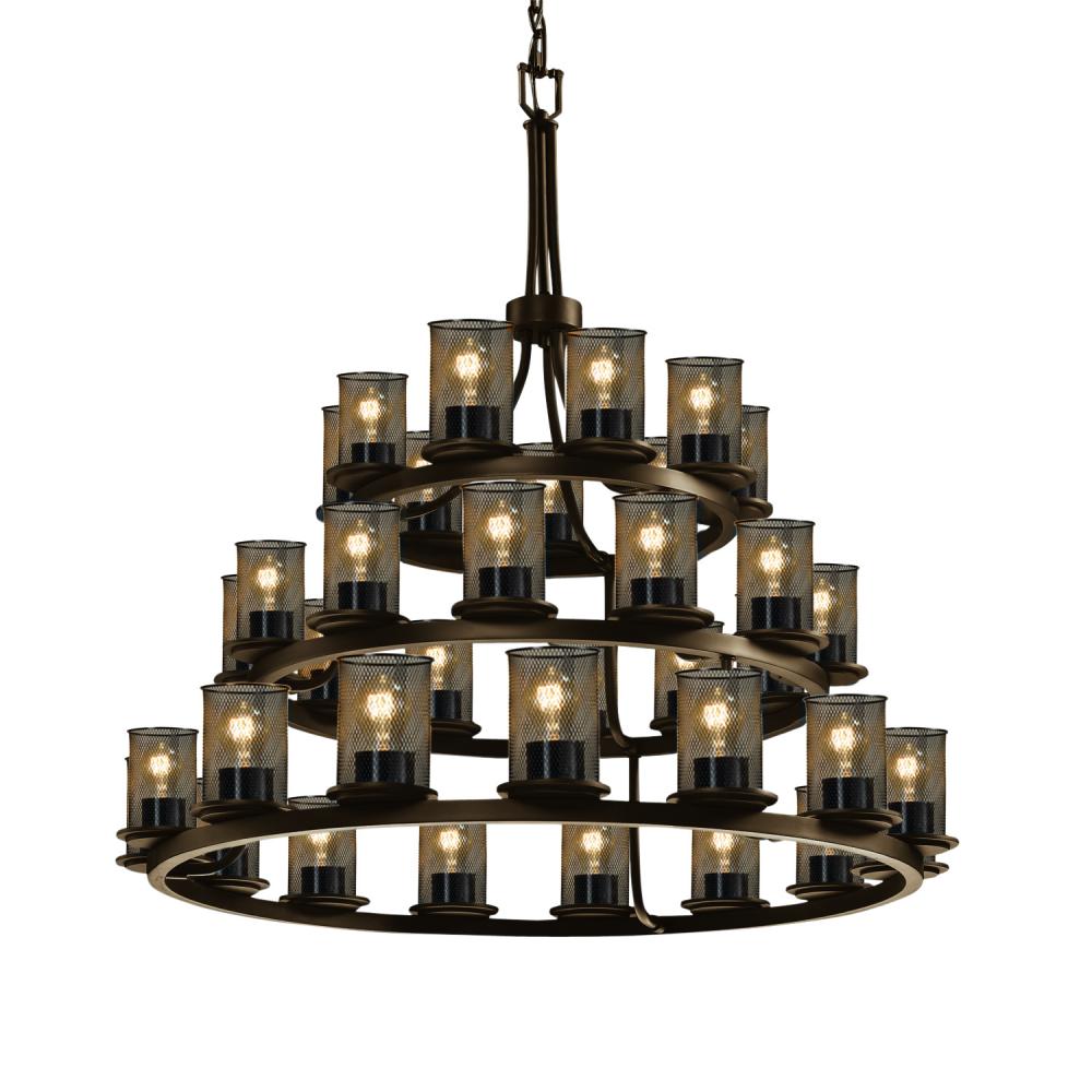 Dakota 36-Light 3-Tier Ring Chandelier