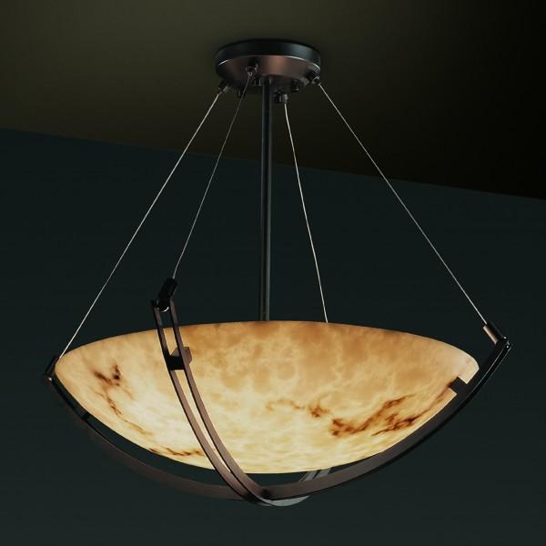 18" Pendant Bowl w/ Crossbar