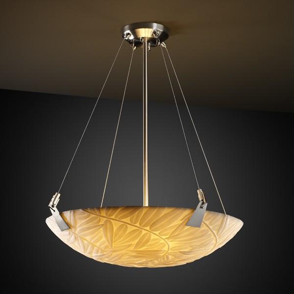 18" LED Pendant Bowl w/ Tapered Clips