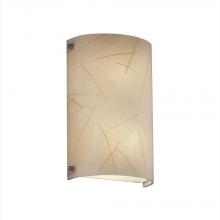 Justice Design Group 3FRM-5541-LEAF-DBRZ - Finials Cylinder Wall Sconce (ADA)