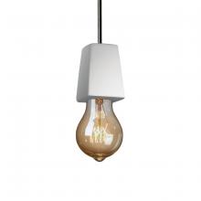 Justice Design Group CER-6011-BIS-DBRZ-BKCD - Geo 1-Light Pendant