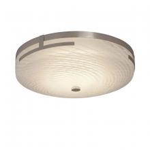 Justice Design Group FSN-8995-WEVE-CROM - Atlas 16" LED Round Flush-Mount