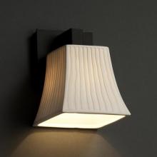 Justice Design Group POR-8921-10-WFAL-MBLK - Modular 1-Light Wall Sconce