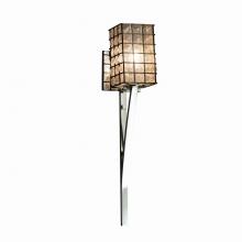 Justice Design Group WGL-8791-15-GRCB-CROM - Sabre 1-Light Wall Sconce