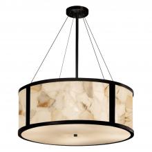 Justice Design Group ALR-9544-MBLK-LED6-6000 - Tribeca 36" LED Drum Pendant