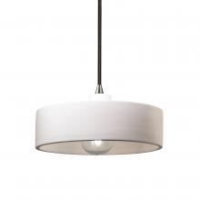 Justice Design Group CER-6460-BIS-NCKL-BKCD - Dish Pendant