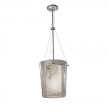 Justice Design Group FAL-8010-NCKL - Amani 1-Light Center Drum Pendant