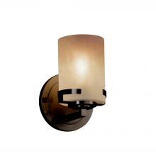 Justice Design Group FSN-8451-10-CRML-DBRZ - Atlas 1-Light Wall Sconce