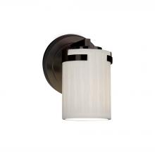 Justice Design Group POR-8451-10-WFAL-DBRZ - Atlas 1-Light Wall Sconce