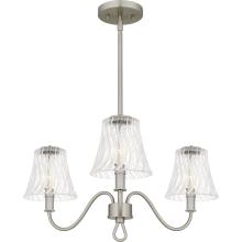 Quoizel MCK5022BN - McKinney 3-Light Brushed Nickel Chandelier