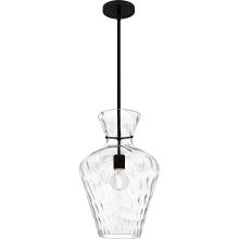 Quoizel QMP6806MBK - Hollis 1-Light Matte Black Pendant