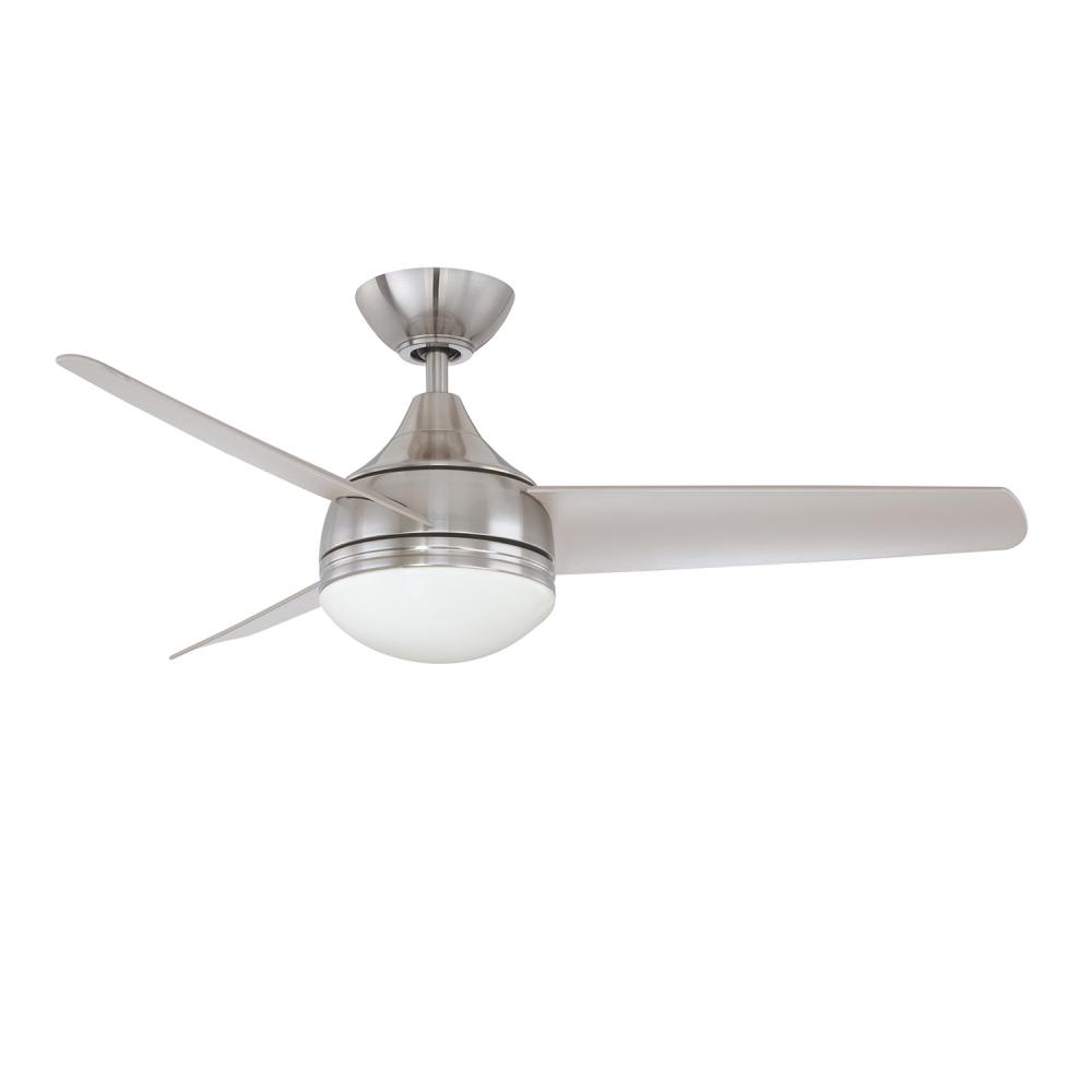 Moderno 42 in. LED Satin Nickel Ceiling Fan