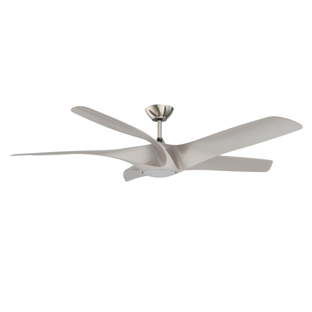 TITUS 60 in. Satin Nickel Ceiling Fan