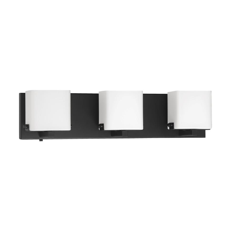 VEGA 3-Light Black Vanity Light