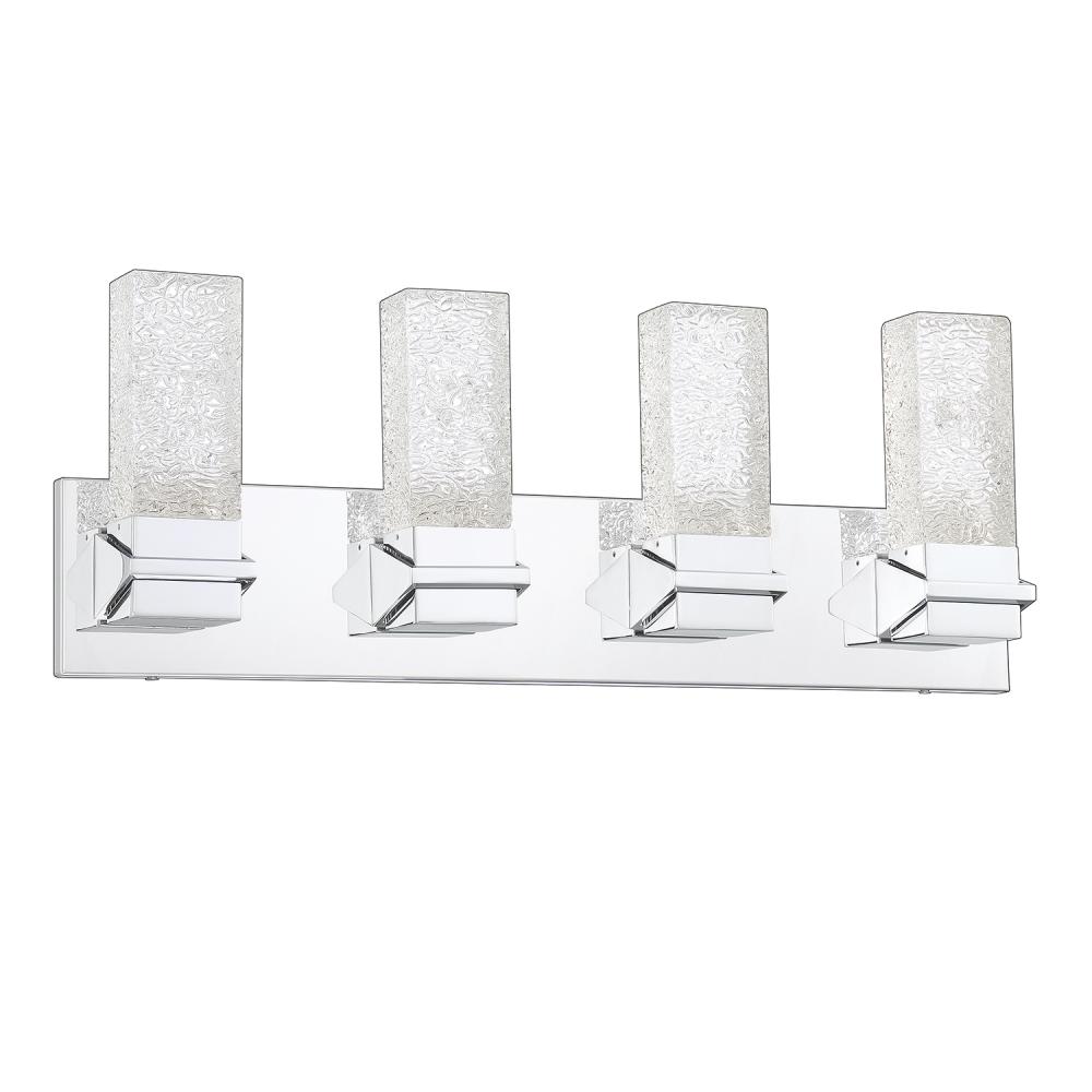 ICE 4-Light-LED Chrome Vanity Light