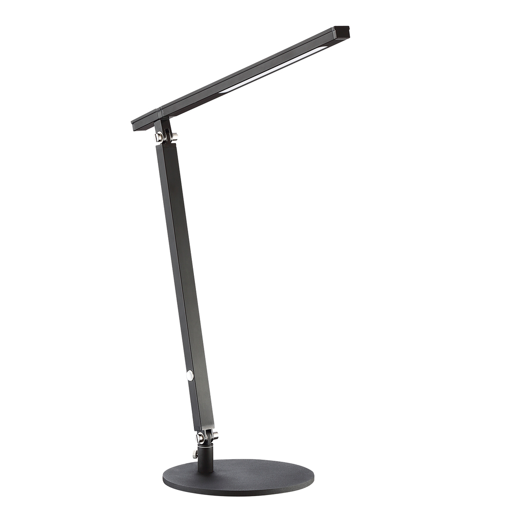 PAZZ 17 in. Black LED Desk Lamp