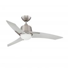 Kendal AC19544L-SN - Scimitar 44 in. LED Satin Nickel Ceiling Fan