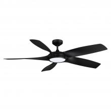 Kendal AC22054-BLK - BLADE RUNNER 54 in. LED Black Ceiling Fan with DC motor