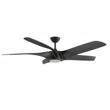 Kendal AC24060-BLK - TITUS 60 in. Black Ceiling Fan