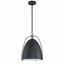 Kendal PF116-BLK - ALINA 1-Light Black Pendant