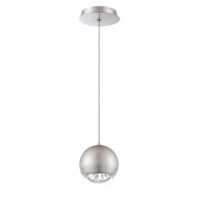 Kendal PF55-1LPE-SN - SPUMANTE series 1-Light Satin Nickel Pendant