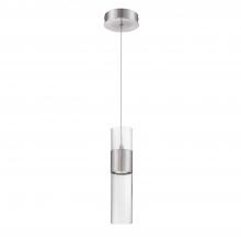 Kendal PF57-1LGU-SN - LOLA series 1-Light Satin Nickel GU-10 Pendant