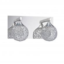 Kendal VF4000-2L-CH - SOLARO 2-Light Chrome Vanity Light