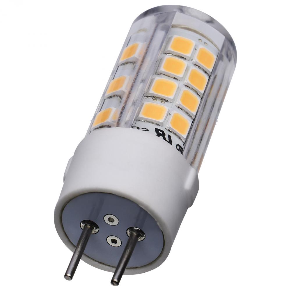 4.5 Watt T6 LED; Clear Finish; GY6.35 Base; 3000K; 120 Volt