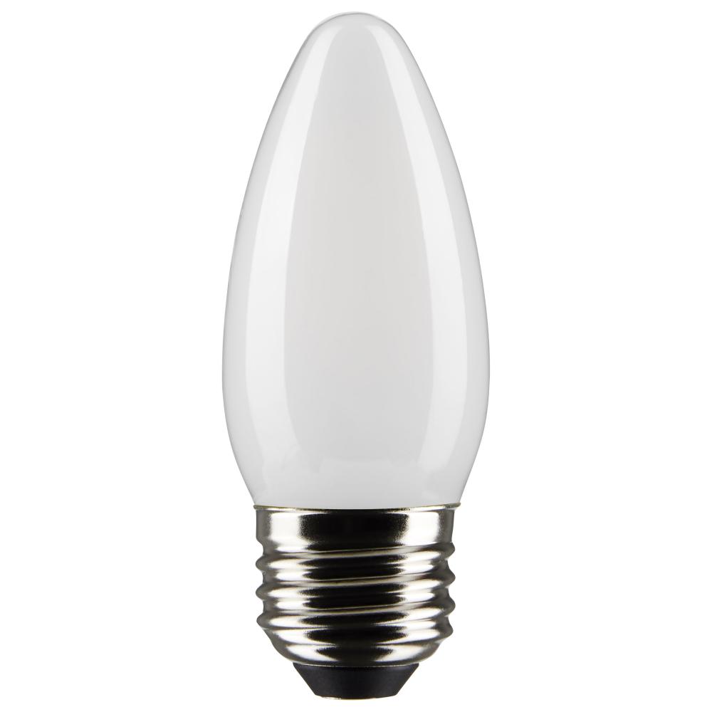 4 Watt B11 LED; Frost; Medium base; 90 CRI; 2700K; 120 Volt