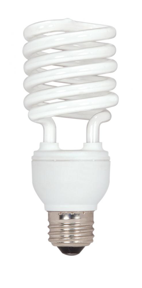 26 Watt; Mini Spiral Compact Fluorescent; 5000K; 82 CRI; Medium base; 120 Volt