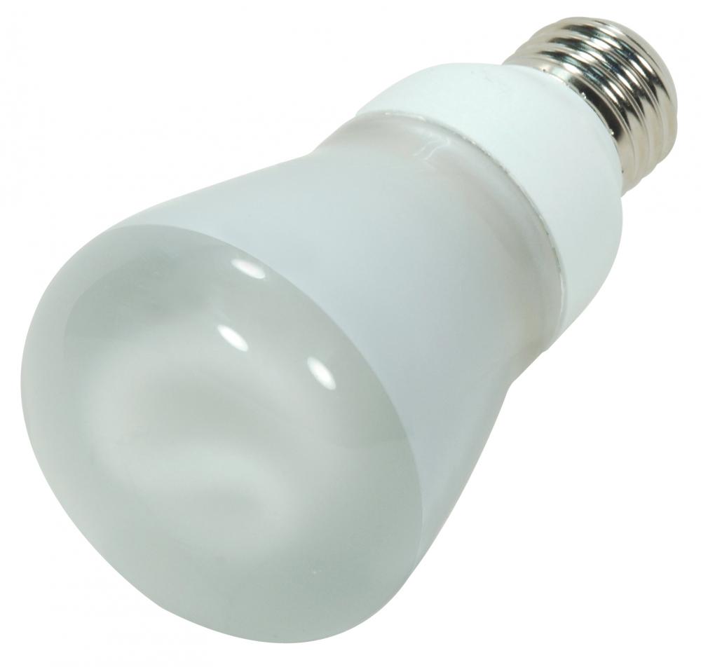 13 Watt; R20 Compact Fluorescent; 4100K; 82 CRI; Medium base; 120 Volt