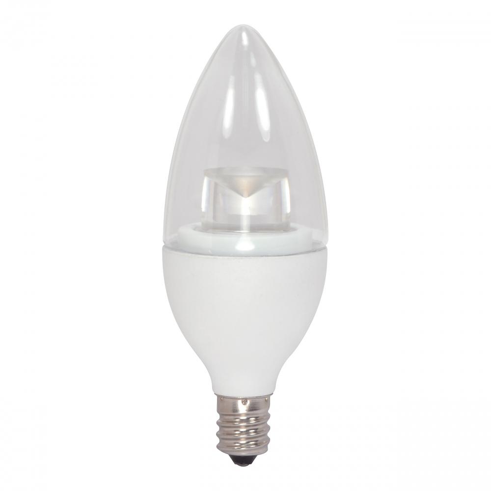 4.5 Watt; B11 LED; 2700K; Candelabra base; 230 Volt