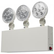 Satco Products Inc. 67/133 - Emergency Light, 90min Ni-Cad backup, 120/277V, Tri Head, Universal Mounting, Steel/NYC