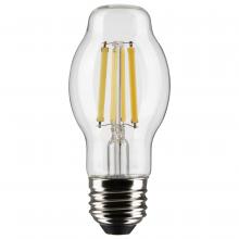 Satco Products Inc. S21335 - 8 Watt BT15 LED; Clear; Medium base; 90 CRI; 4000K; 120 Volt