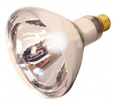 Satco Products Inc. S4750/TF - 125 Watt R40 Incandescent; Clear Heat; 6000 Average rated hours; Medium base; 120 Volt; Shatterproof