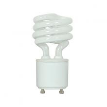 Satco Products Inc. S5301 - 13 Watt; Spiral Compact Fluorescent; 2700K; 82 CRI; GU24 base; 120 Volt