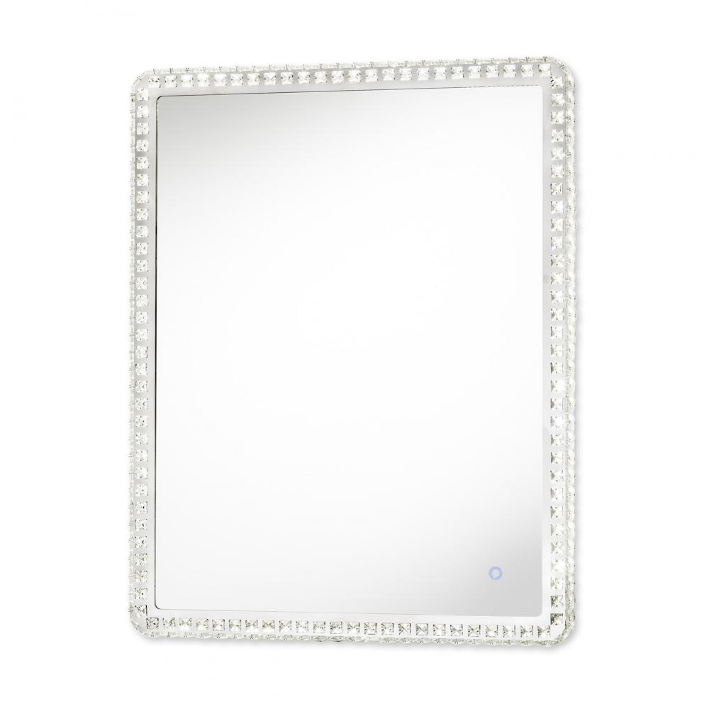 Marilyn Illuminated Mirror Rectangular Large Chrome